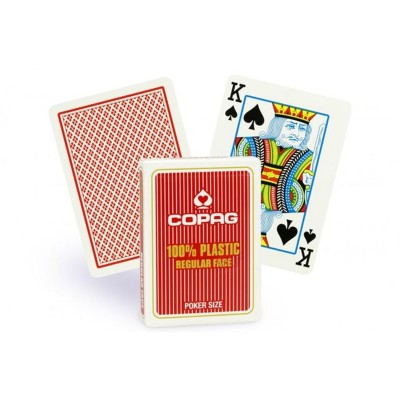 Cartes copag poker regular (rouge)  Cartamundi    218400